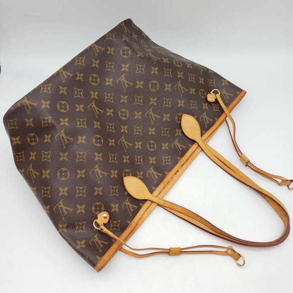 100% Authentic Louis Vuitton Neverfull MM Monogram Tote Bag - Picture 6 of 16